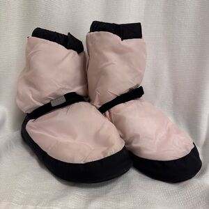 BLOCH Pink Dance Warm Up Booties Size Small Adult (5-6.5)